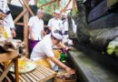 Di Pura Dalem Batulantang, Bupati Adi Arnawa Ikuti Prosesi Mendem Pedagingan